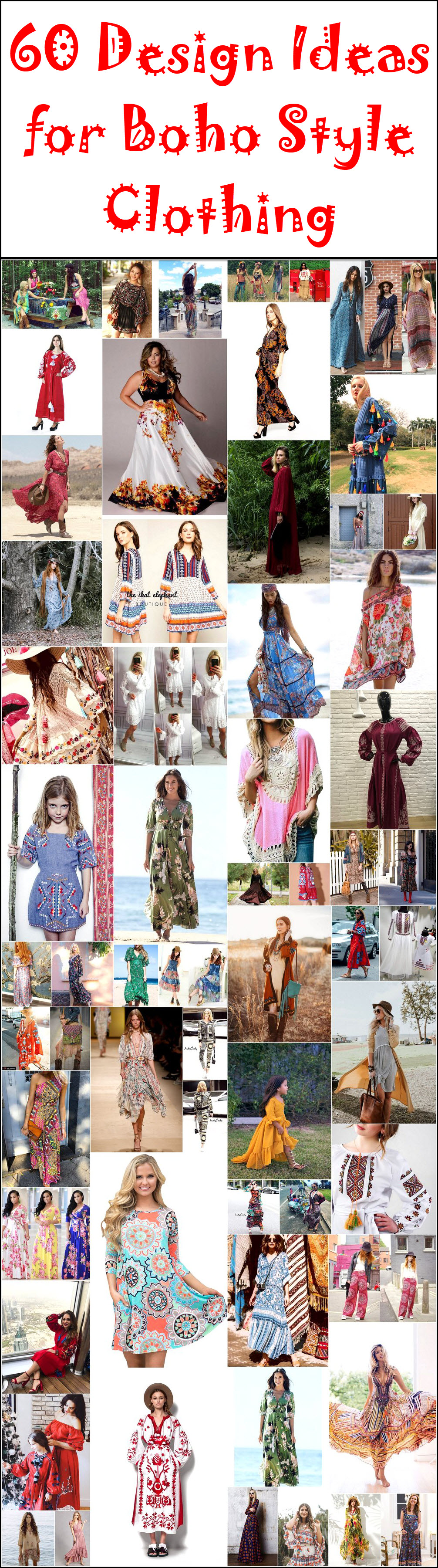60 Design Ideas for Boho Style Clothing - Boho Chic Style
