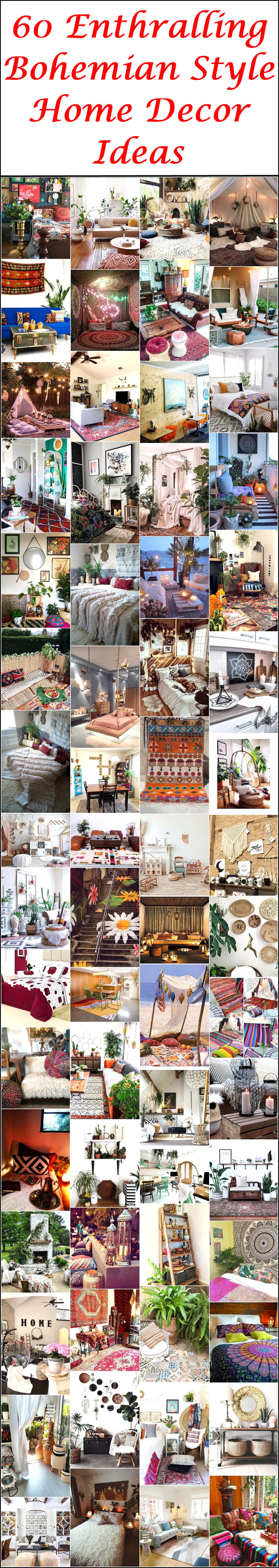 60 Enthralling Bohemian Style Home Decor Ideas