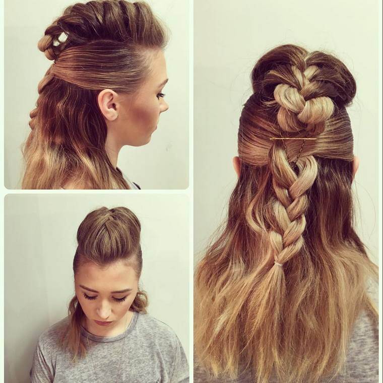 Cute Boho Style Girls Hair Styles For Any Kind of Hairs (40)