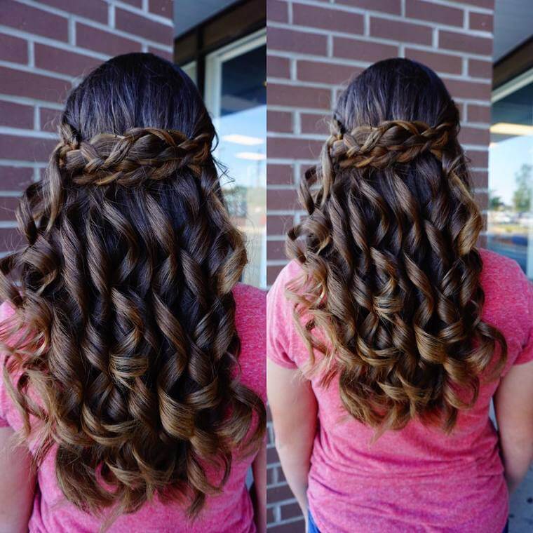 Cute Boho Style Girls Hair Styles For Any Kind of Hairs (54)