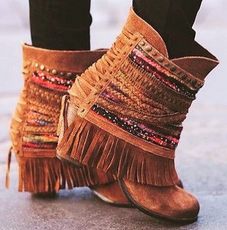 Bohemian Style Shoes Design Ideas For Girls Boho Chic Style