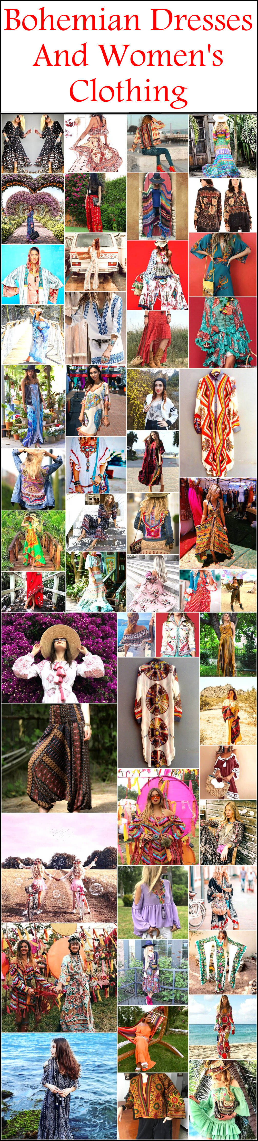 Bohemian Dresses And Women's Clothing